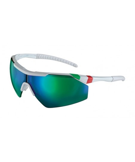 Salice 004ITA White/Green Sunglasses