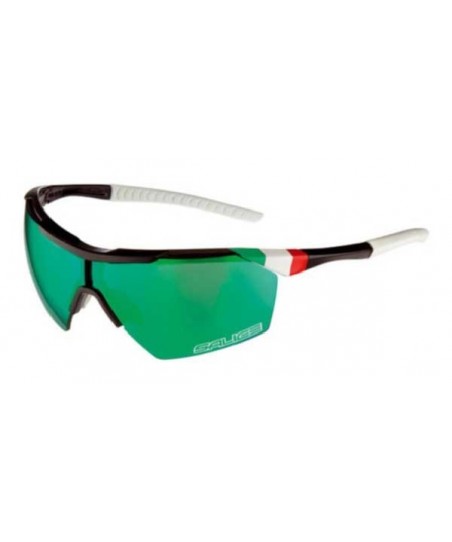 Salice 004ITA Black/Green Sunglasses