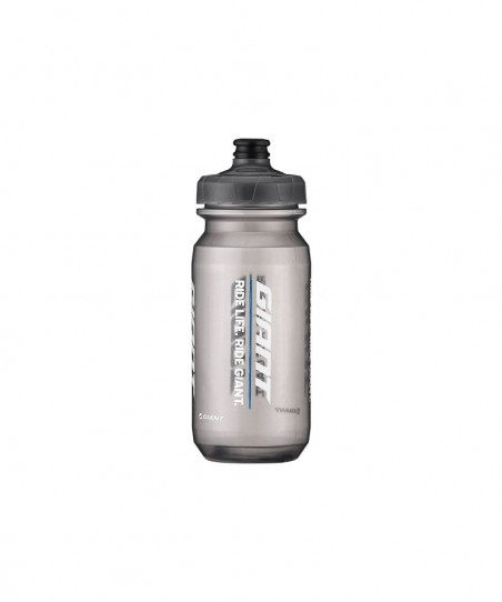 Giant Doublespring 600cc Water Bottle Transparent Black