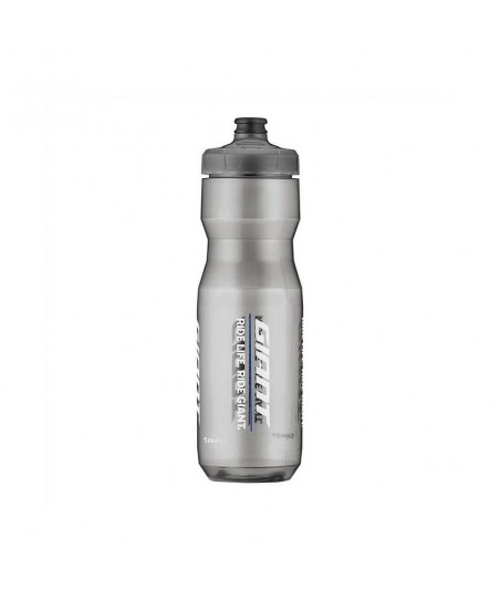 Giant Doublespring 750cc Water Bottle Transparent Black