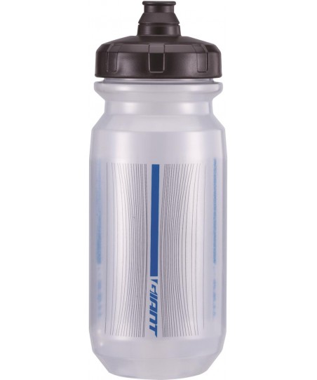 Giant Doublespring 600cc Water Bottle Transparent/Blue